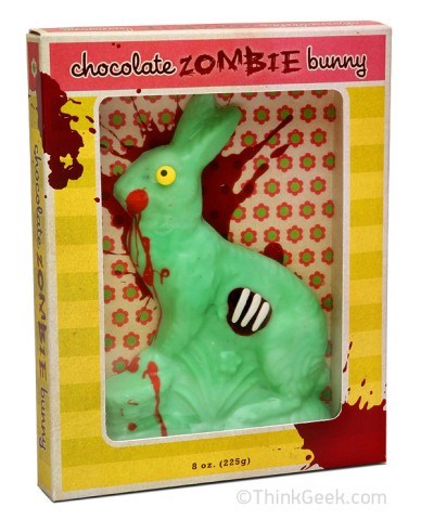 zombie chocolate bunny